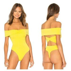 Lovers and Friends Neil Bodysuit - Bright Yellow